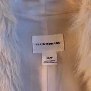 Club Monaco Jackets & Coats - CLUB MONACO Faux Fur Vest Club Monaco Jackets & Coats - CLUB MONACO Faux Fur Vest